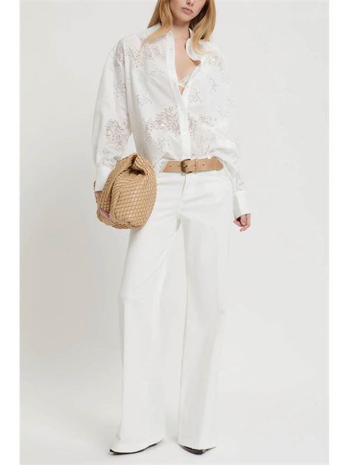 Camicia in pizzo ricamato ERMANNO FIRENZE | D46EK005ENIMF24900249